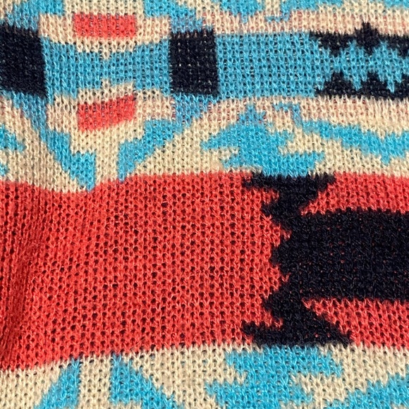 B-sharp Native American inspired mohair sweater - Picture 2 of 6